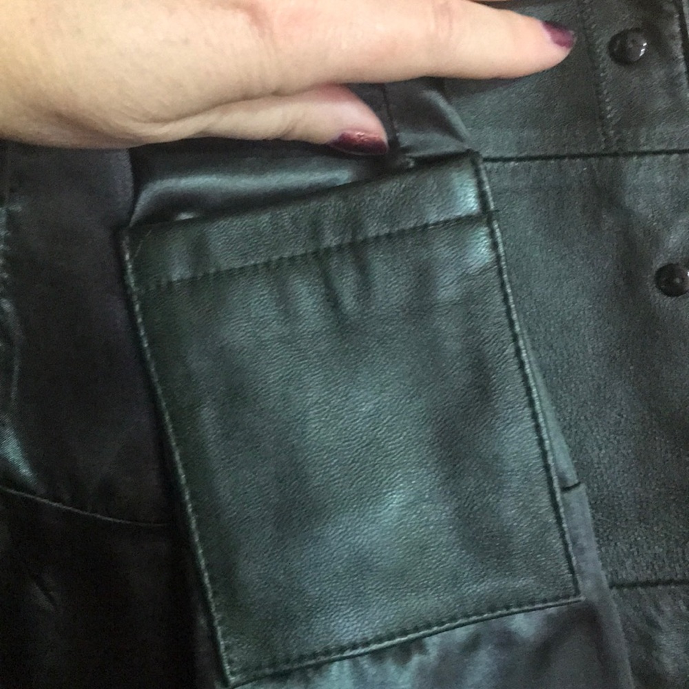 Green Leather Jacket - image 5